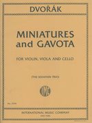 Miniatures and Gavota : For Violin, Viola and Violoncello / transcribed by Richard Bell.
