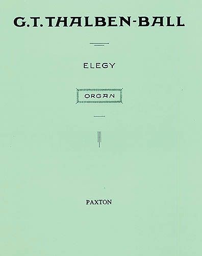 Elegy : For Organ.