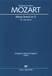 Missa Brevis In G : K. 140.