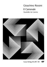 Il Carnevale : For SATB Chorus and Piano.