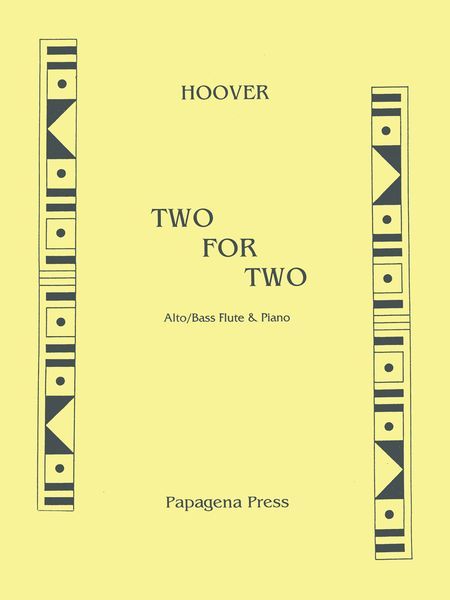 Two For Two : For Alto/Bass Flute and Piano.