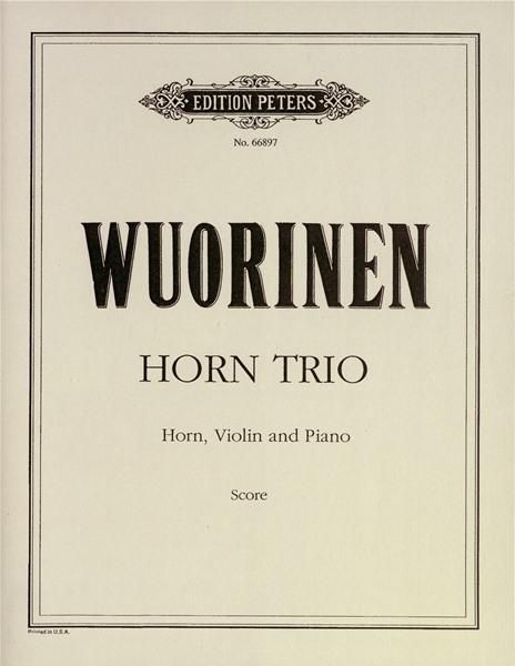 Horn Trio : For Horn, Violin and Piano.
