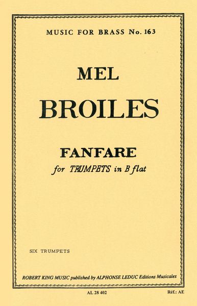 Fanfare : For Trumpets In B Flat.