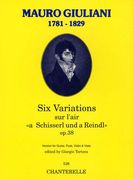6 Variations Op. 38 : For Guitar & Orchestra.