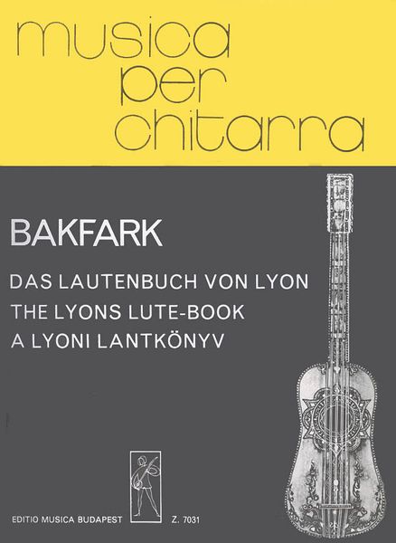 Lyons Lute Book.