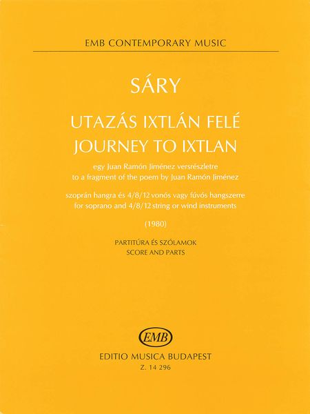 Journey To Ixtlan : For Soprano And 4/8/12 String Or Wind Instruments (1980).
