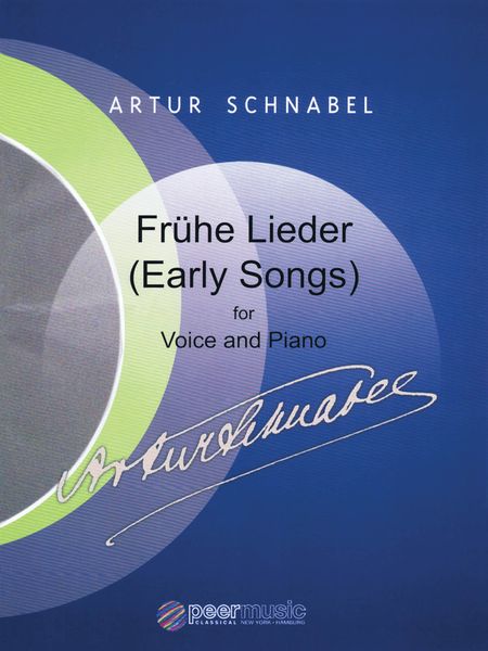 Frühe Lieder (Early Songs) : For Medium Voice and Piano.