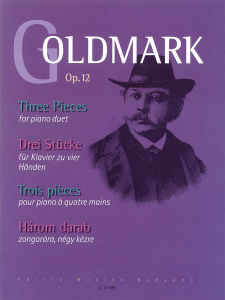 Three Pieces, Op. 12 : For Piano Duet / edited by Tibor Devai.
