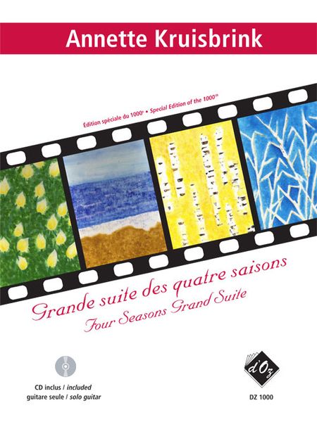 Grande Suite Des Quatres Saisons : Pour Guitare (2005). Intermediaire.