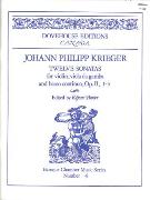 Twelve Sonatas : For Violin, Viola Da Gamba and Basso Continuo, Op. 2, Nos. 1-3.
