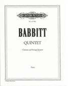 Quintet : For Clarinet and String Quartet.