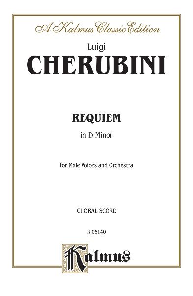 Requiem In D Minor : For Male Voices and Orchestra.