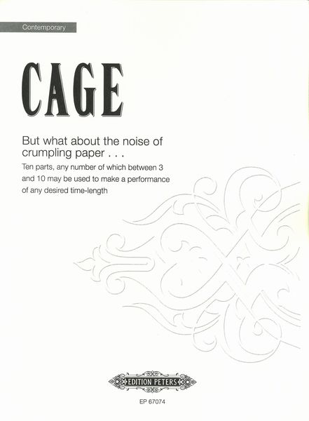 But What About The Noise Of Crumpling Paper Which He Used To Do In Order To Paint…