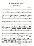 De Tiempo Y Agua Y Olas : For Harp, Flute And Viola.