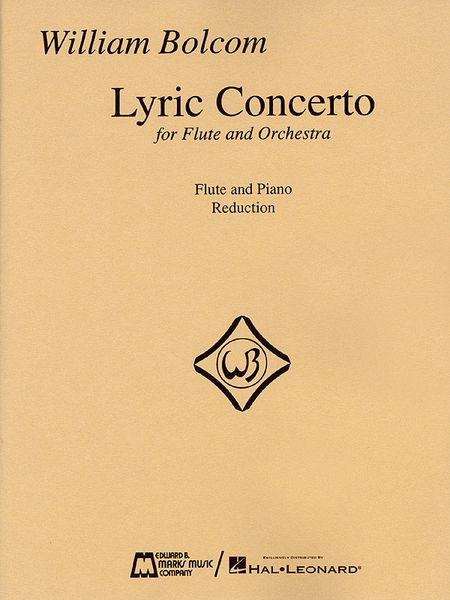 Lyric Concerto : For Flute and Orchestra (1992-93) / Flute and Piano reduction.