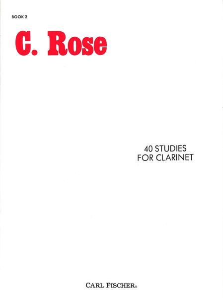40 Studies, Book 2 : For Clarinet.