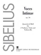 String Quartet (Voces Intimae), Op. 56.