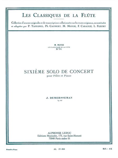 Les Classiques De la Flute No. 74.