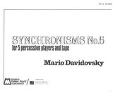 Synchronisms No. 5 : For 5 Percussion Players and Tape.