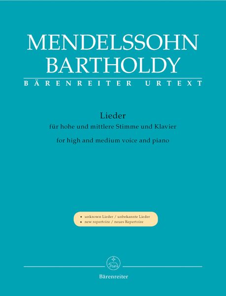 Lieder : For High And Medium Voice And Piano / Edited By Eugene Asti.