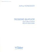Quatuor No. 3 : For 2 Violins, Viola and Violoncello.