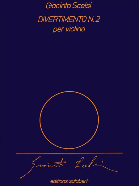 Divertimento No. 2 : Pour Violon.