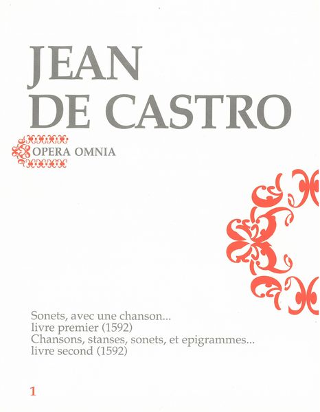 Sonets, Avec Une Chanson...Livre Premier (1592); Chansons, Stanses, Sonets…