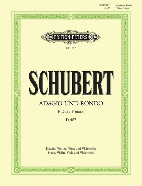 Adagio Und Rondo : Für Klavier, Violine, Viola Und Violoncello.
