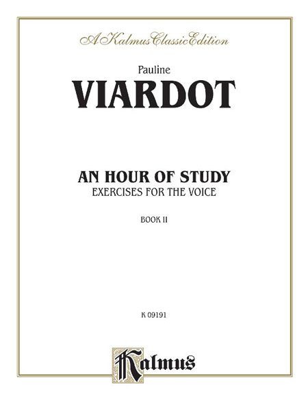 An Hour of Study : Exercises For The Voice Book II.