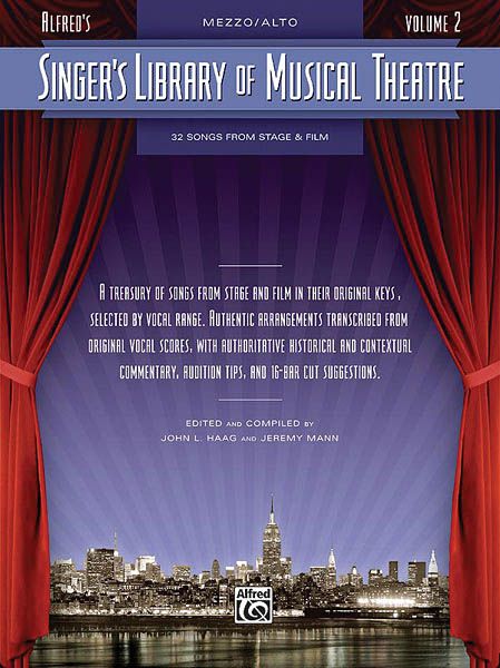 Singer's Library Of Musical Theatre : Mezzo/Alto, Vol. 2.