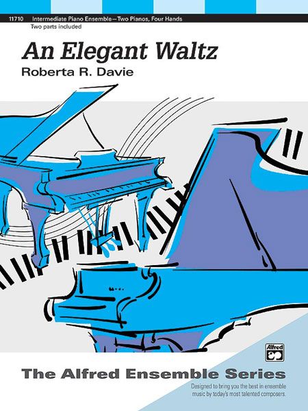 An Elegant Waltz : For Two Pianos / Four Hands.