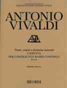 Pianti, Sospiri E Dimandar Mercede: Cantata Per Contralto E Basso Continuo. RV 676.