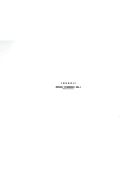 Organ Symphony No. 1 / Ed. by Kevin Bowyer.