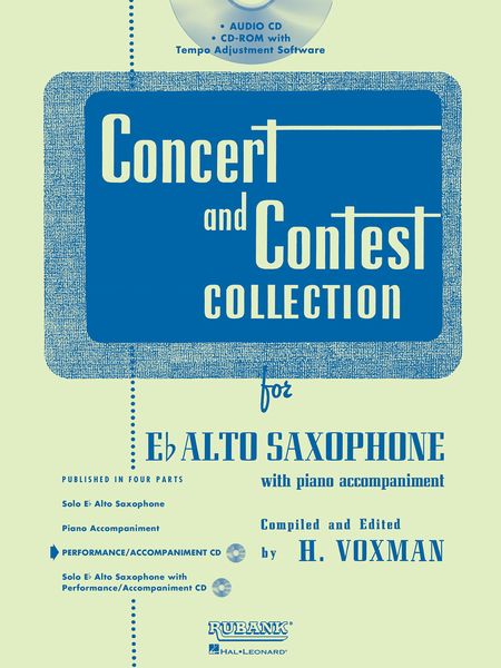 Concert And Contest Collection : For E Flat Alto Saxophone With Piano Accompaniment.