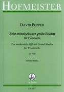 Ten Moderately Difficult Grand Studies For Violoncello, Op. 76 II / edited Walter Schulz.