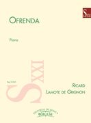 Ofrenda : For Piano.