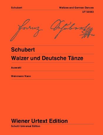 Waltzes and German Dances For Piano : A Selection.