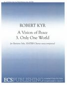 A Vision Of Peace, Vol. 3 : For Baritone Solo & SSATBB Chorus Unaccompanied.