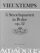Quartet No. 3 In B Flat Major, Op. 52 : For 2 Violins, Viola And Cello / Edited By Bernhard Päuler.