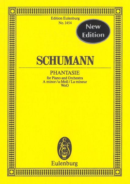 Phantasie For Piano and Orchestra In A Minor / Ed. by Wolfgang Boetticher.