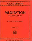 Meditation In D Major, Op. 32 : For Cello and Piano / arranged by Patrick Jee.