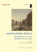 Quartet No. 1 In C Major / Quartet No. 2 In E Flat Major : For Flute, Violin, Viola And Violoncello.