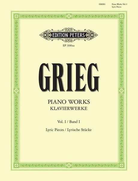 Samtliche Klavierwerke, Vol 1.