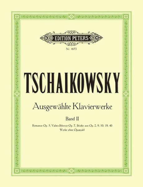 Selected Piano Works, Vol. 2.