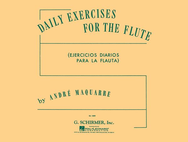 Daily Exercises For The Flute.