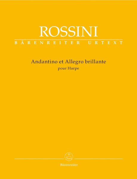 Andantino Et Allegro Brillante : Pour Harpe / edited by Patricia B. Brauner.