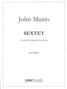 Sextet : For Clarinet, String Quartet And Piano.