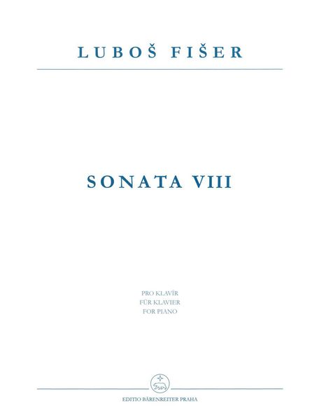 Sonata VIII : For Piano Solo (1995).