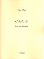 C-A-G-E- : Fingering For Piano.