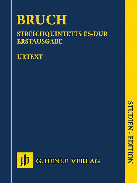 String Quintet In E Flat Major / edited by Michael Kube.